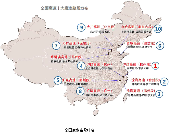 国庆哪里堵 大数据能告诉你什么