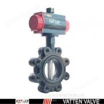 VATTEN氣動(dòng)軟密封過(guò)水介質(zhì)工業(yè)碟閥 氣動(dòng)對(duì)夾LT支耳式高壓蝶閥VT1ADW11A